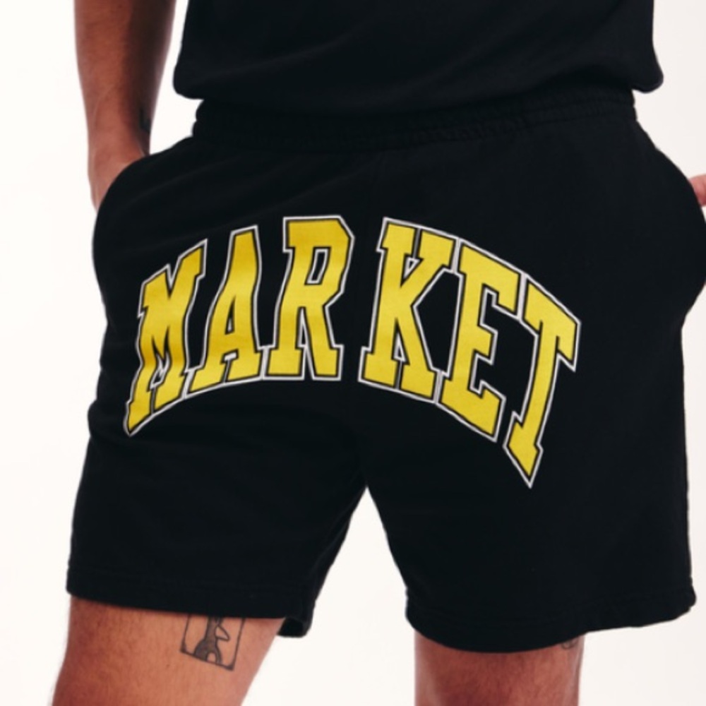 Chinatown Market “Market Arc” Fleece Shorts, NWT, XXL
